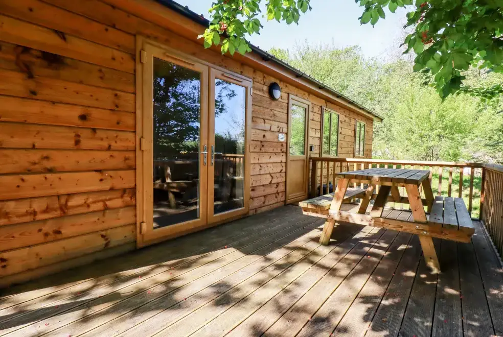 Decked area at Lodge Two
