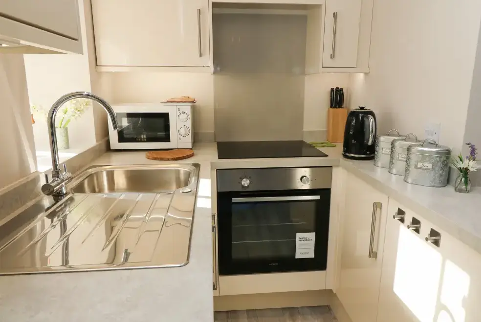 Well equipped kitchen at Lottie's Loft