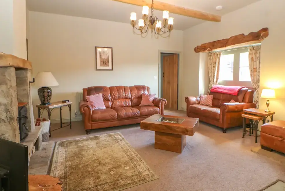 Lounge at Low Shipley Barn, North Pennines