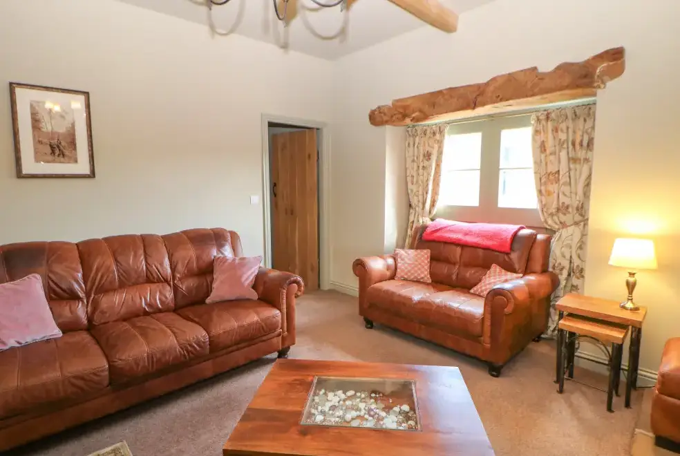 Lounge at Low Shipley Barn, North Pennines