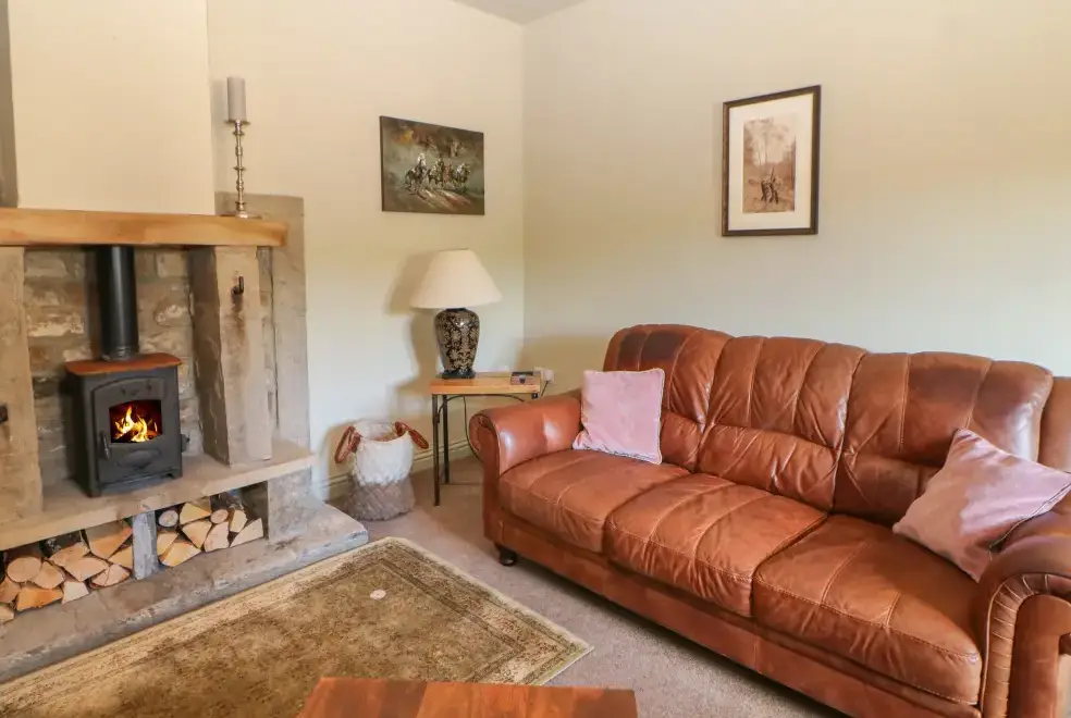 Lounge at Low Shipley Barn, North Pennines