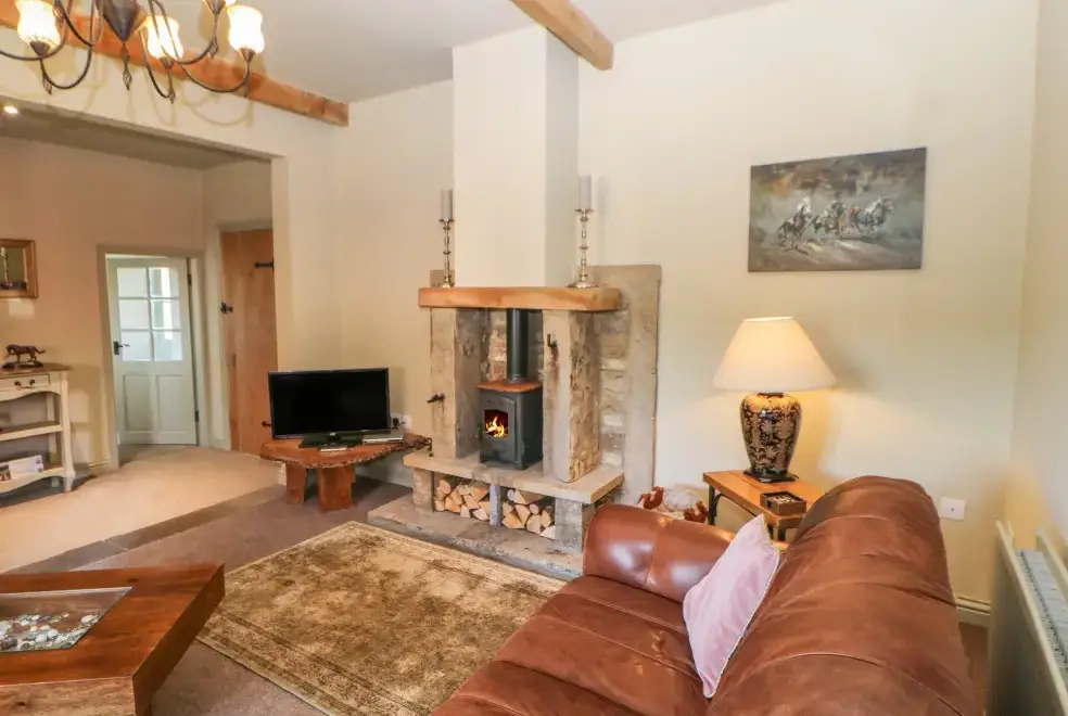 Lounge at Low Shipley Barn, North Pennines