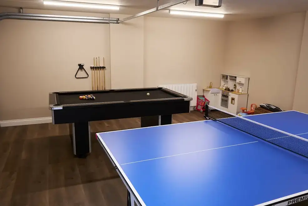 Games Room at  Lower Canwood sleeps 9+1