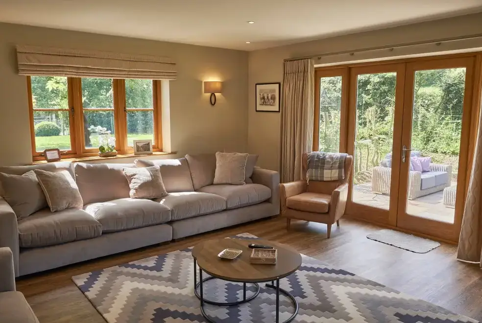 Lounge at  Lower Canwood sleeps 9+1
