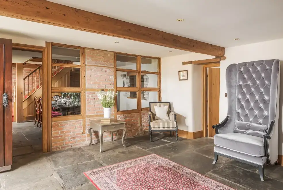 Lounge at Lower Hedge Farm 