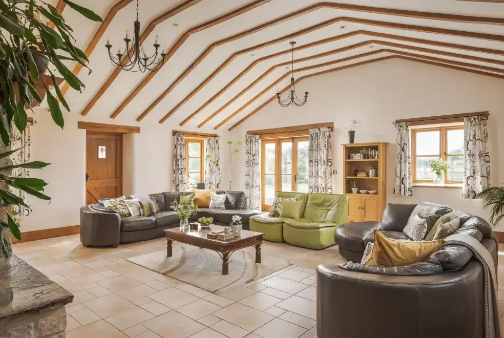 Lounge at Lower Hedge Farm 