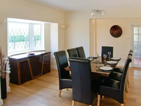 Dining room at Lower Lodge near Shrewsbury