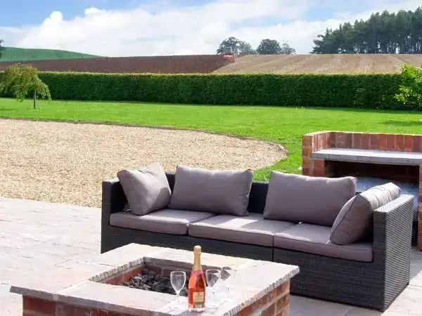 Garden furniture at Lower Lodge near Shrewsbury