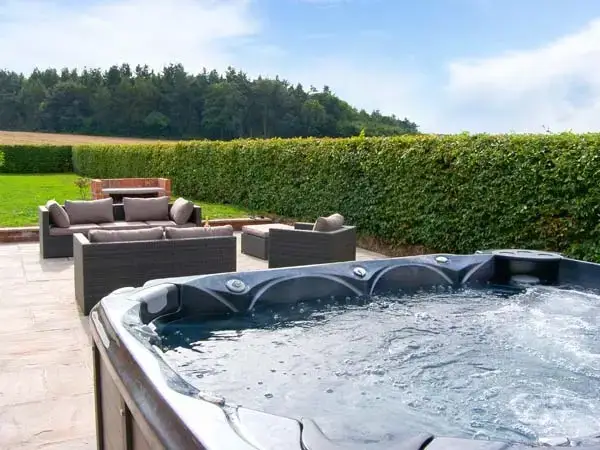 Private Hot Tub at Lower Lodge near Shrewsbury