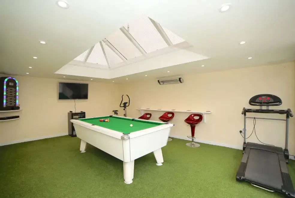 Games Room at Lower Lodge near Shrewsbury