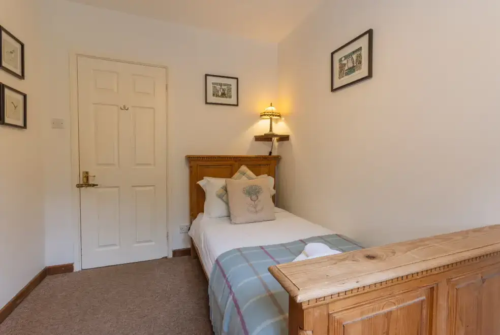 Bedroom at Lower Northcott  Farmhouse