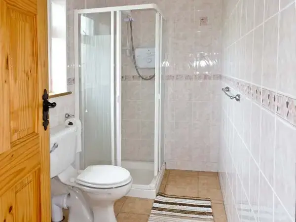 Shower room at Lully More Pets Welcome Cottage, North West Ireland