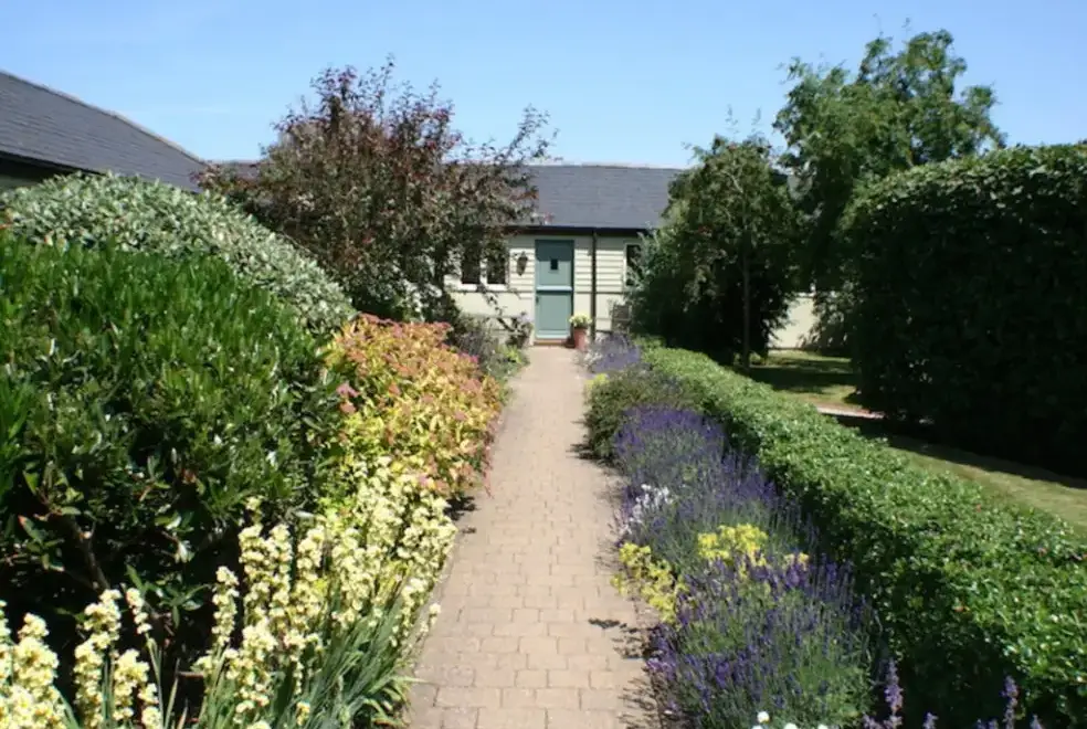 Garden at Magdalen Cottage at Oxford Country Cottages