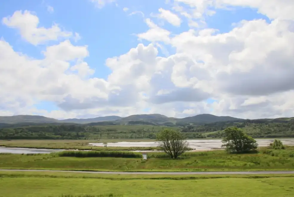 Countryside views at Malabar Chalet