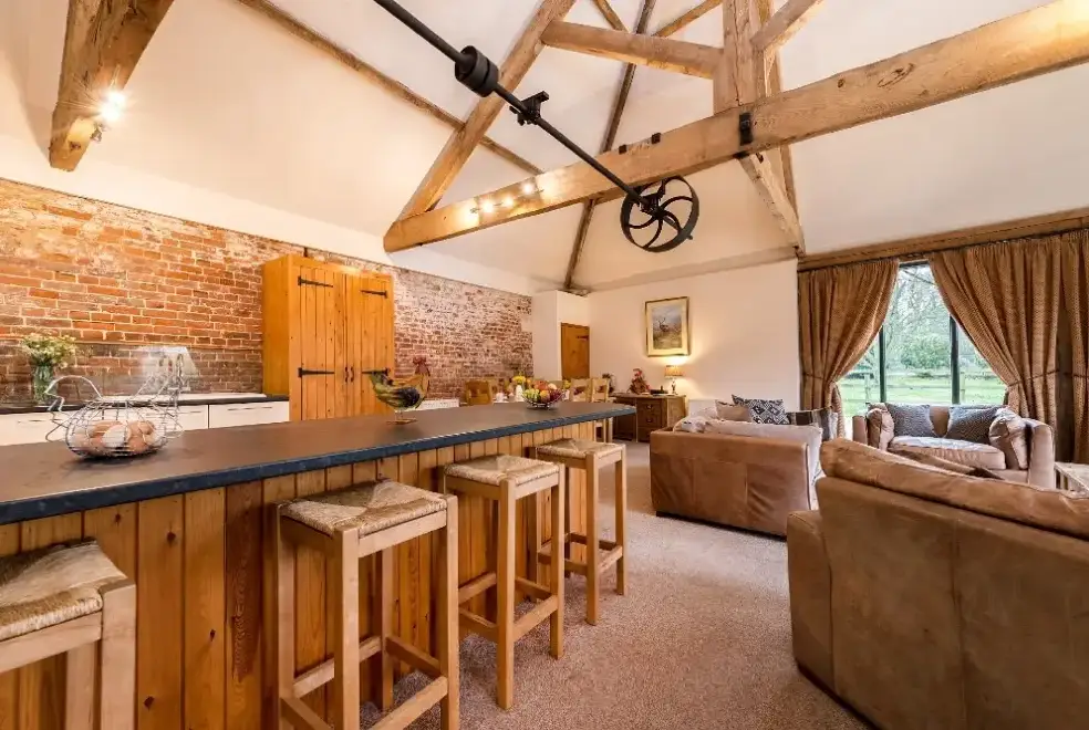 Open plan living area at Mallard