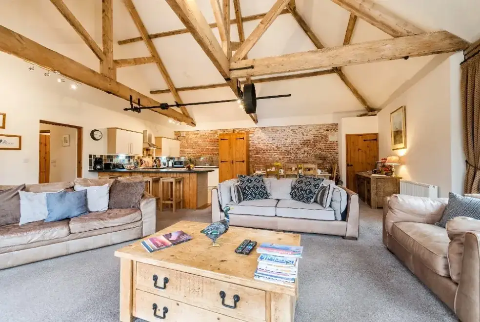 Open plan living area at Mallard