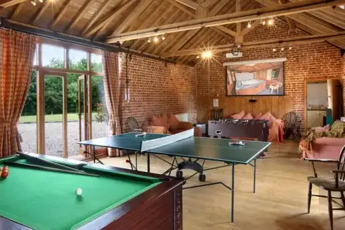 Games Room at Mallard, Suffolk
