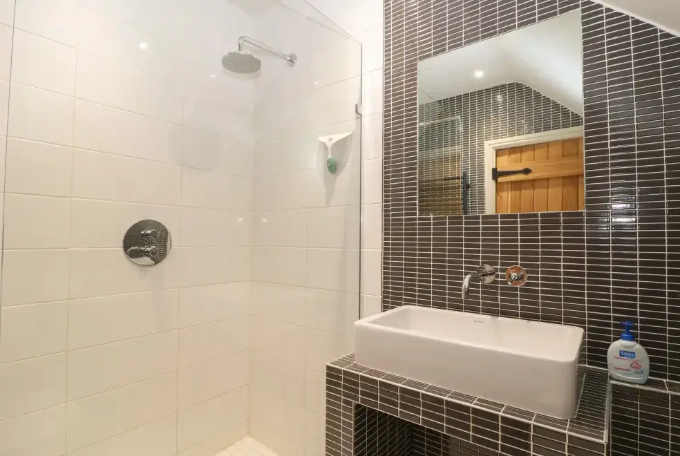 Shower room at Malt Barn