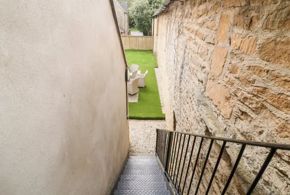 Enclosed garden at Malt Barn