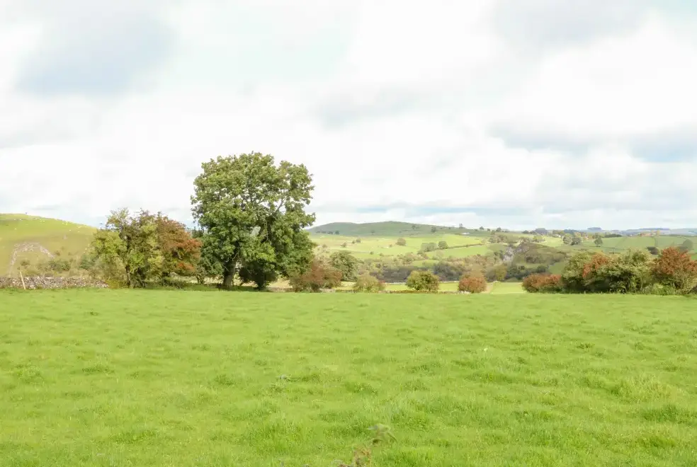 Countryside views at Manifold Cottage