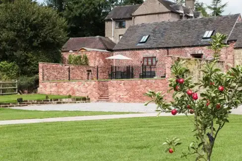 Manor Barn, Staffordshire, from the outside