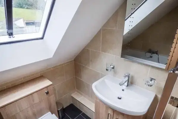 Shower room at Manor Barn