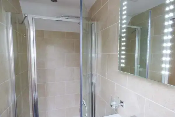 Shower room at Manor Barn