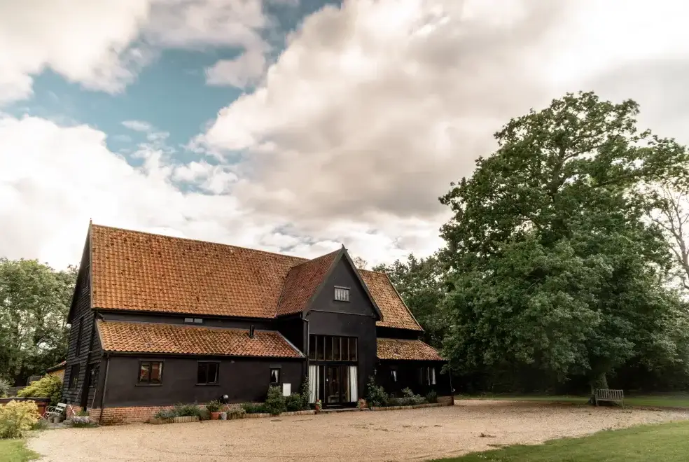 Manor Farm Barn, from the outside