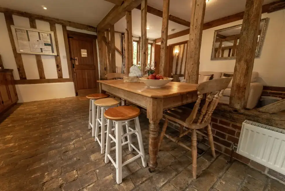 Dining room at Manor Farm Barn