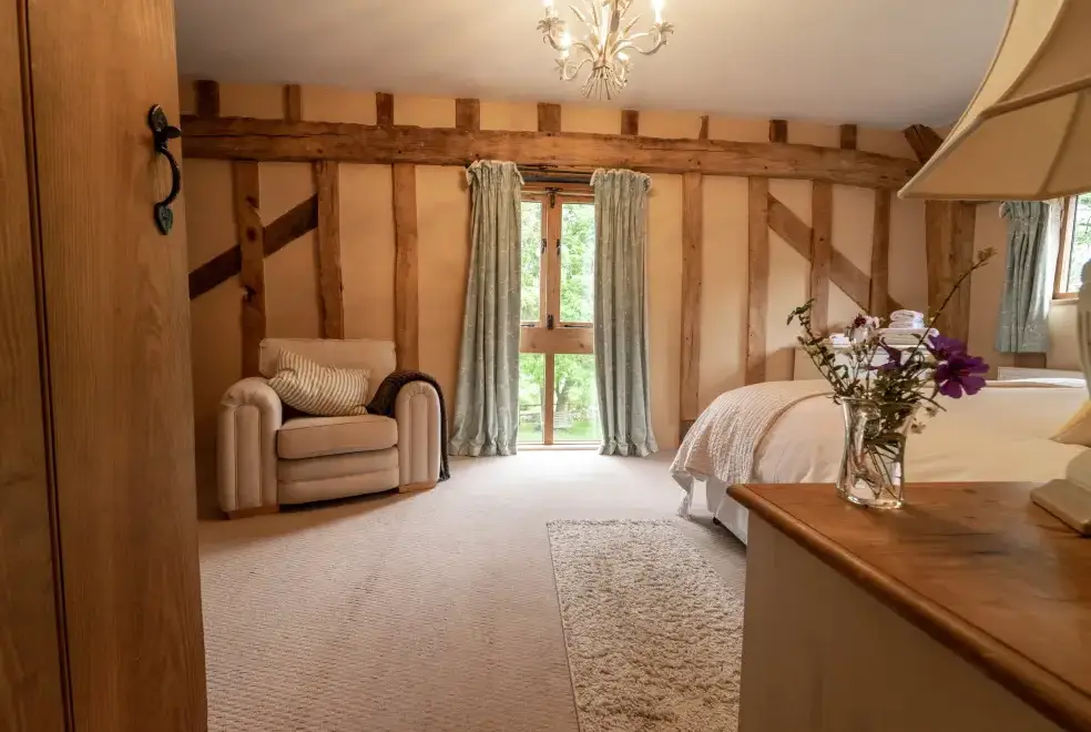 Bedroom at Manor Farm Barn