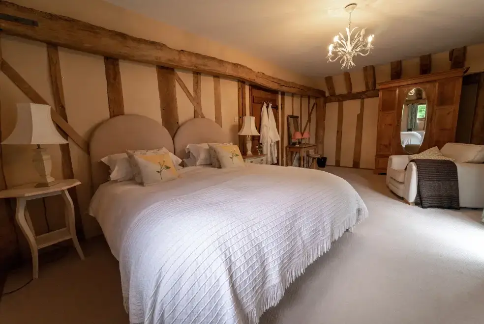 Bedroom at Manor Farm Barn