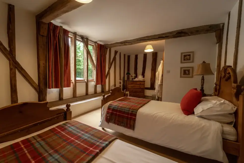 Bedroom at Manor Farm Barn