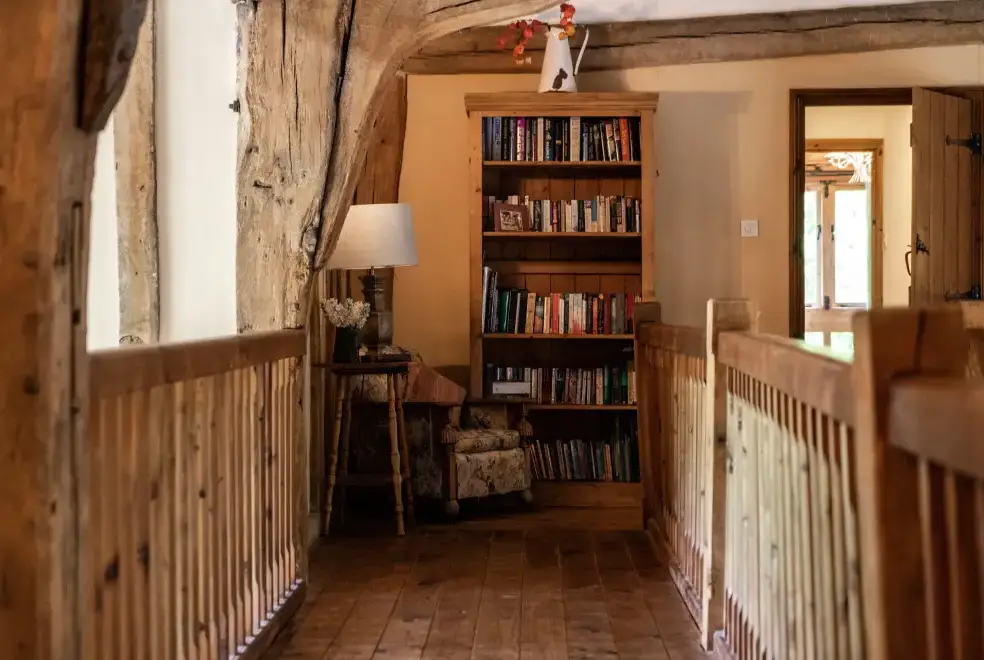 Library at Manor Farm Barn