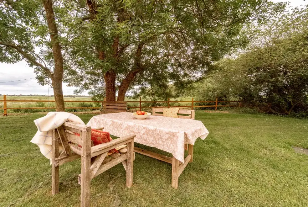 Garden furniture at Manor Farm Barn
