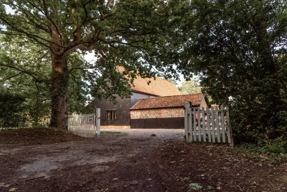 Manor Farm Barn, from the outside