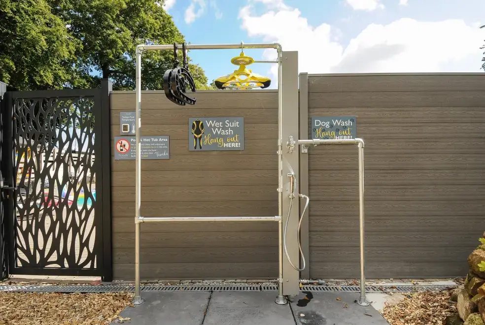 Outdoor games area at Mawnan