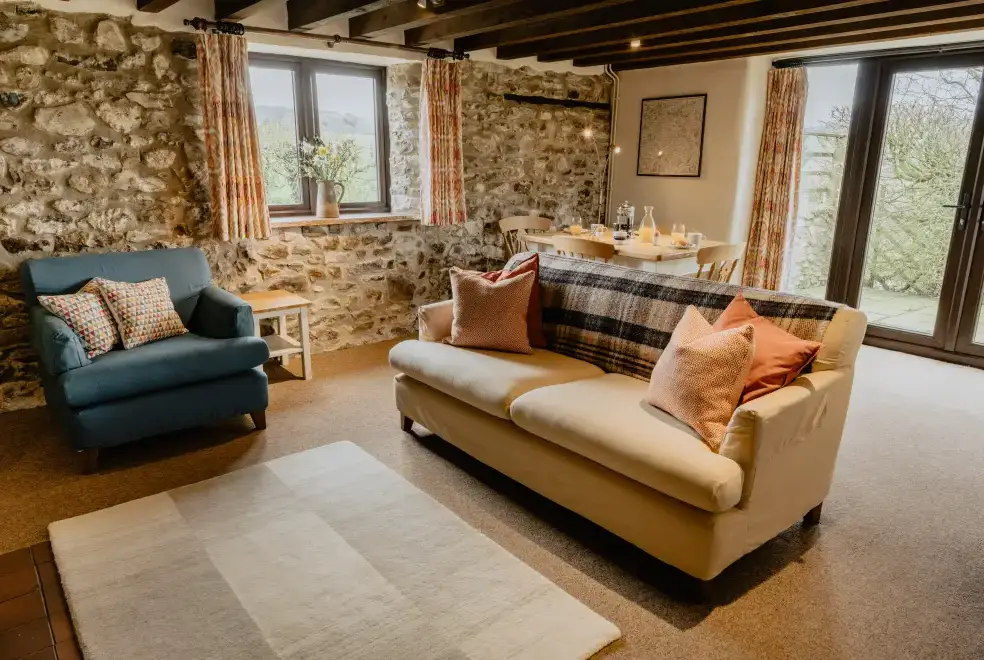 Lounge at Meadow Cottage