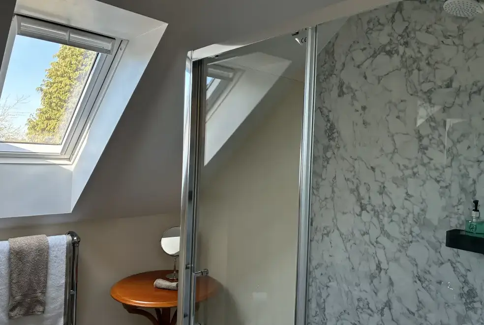 Shower room at Meadow View