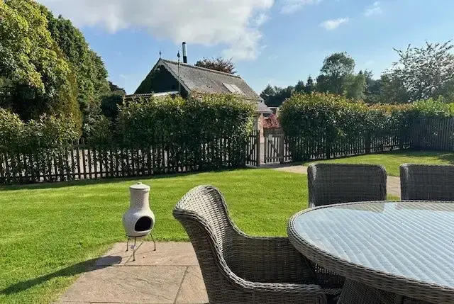 Garden furniture at Meadow View