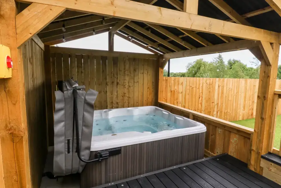 Private Hot Tub at Meadowbank Lodge