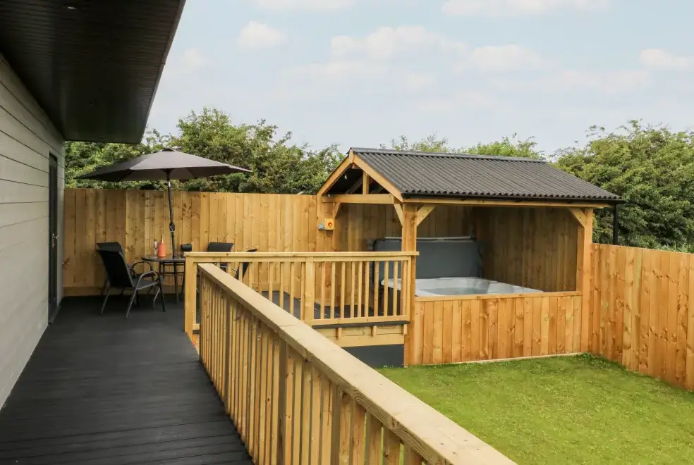 Private Hot Tub at Meadowbank Lodge