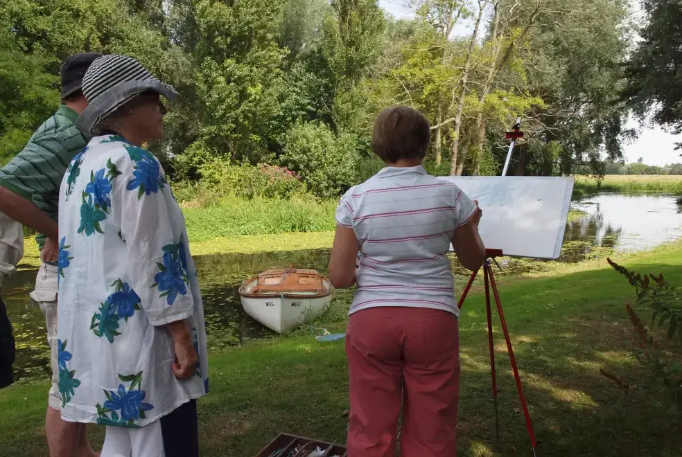 Countryside near Mendham Mill - a fabulous holiday home over a river