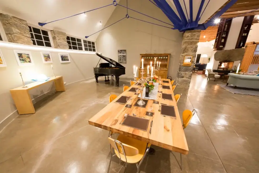 Dining room at Menzies Steading