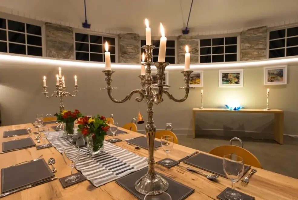 Dining room at Menzies Steading