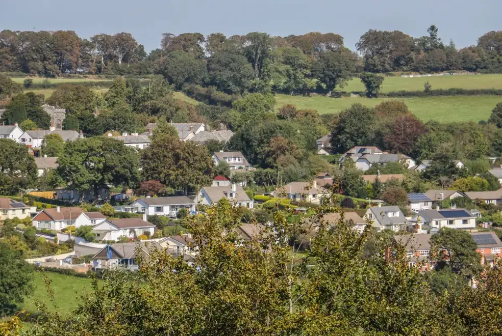 Countryside near Middle Barn Dogs-welcome Cottage, South West England