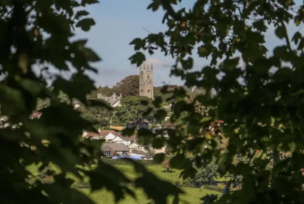 Countryside views at Middle Barn Dogs-welcome Cottage, South West England