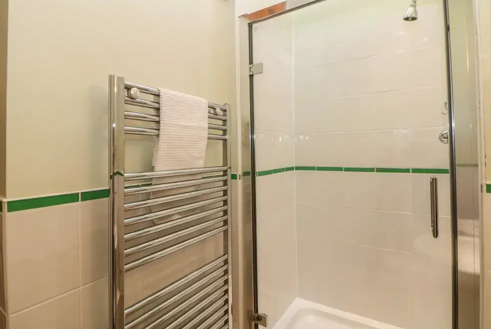 Shower room at Midfeather Cottage