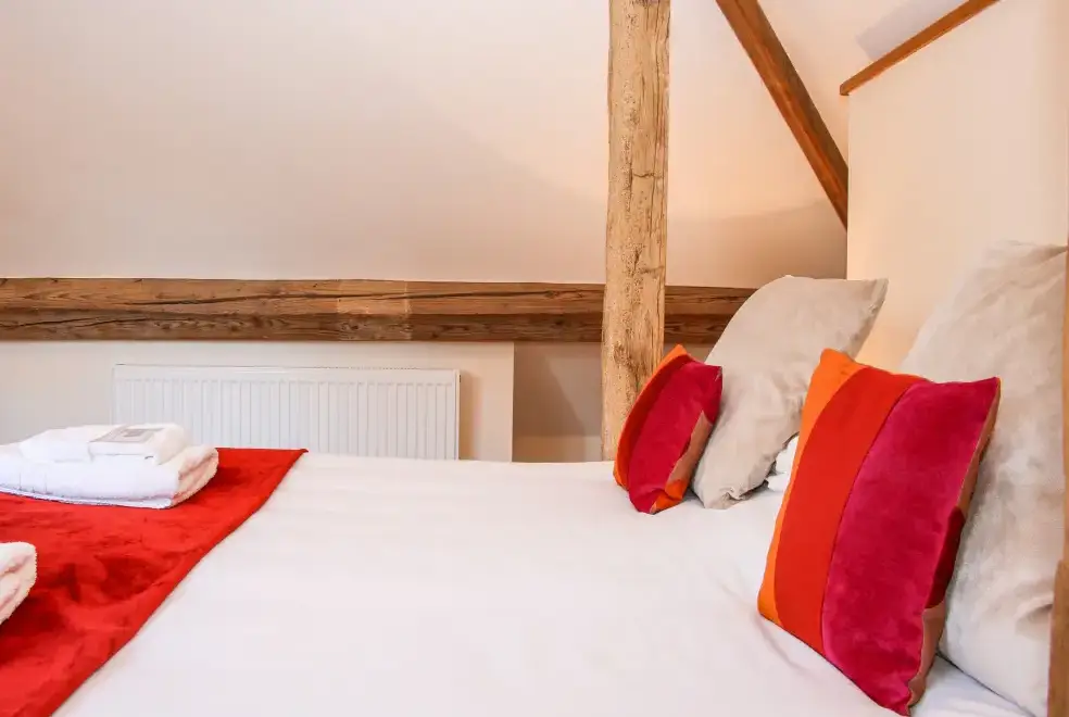 Bedroom at Milking Parlour Country Retreat, Shropshire Hills