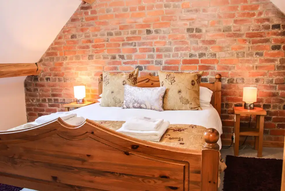 Bedroom at Milking Parlour Country Retreat, Shropshire Hills