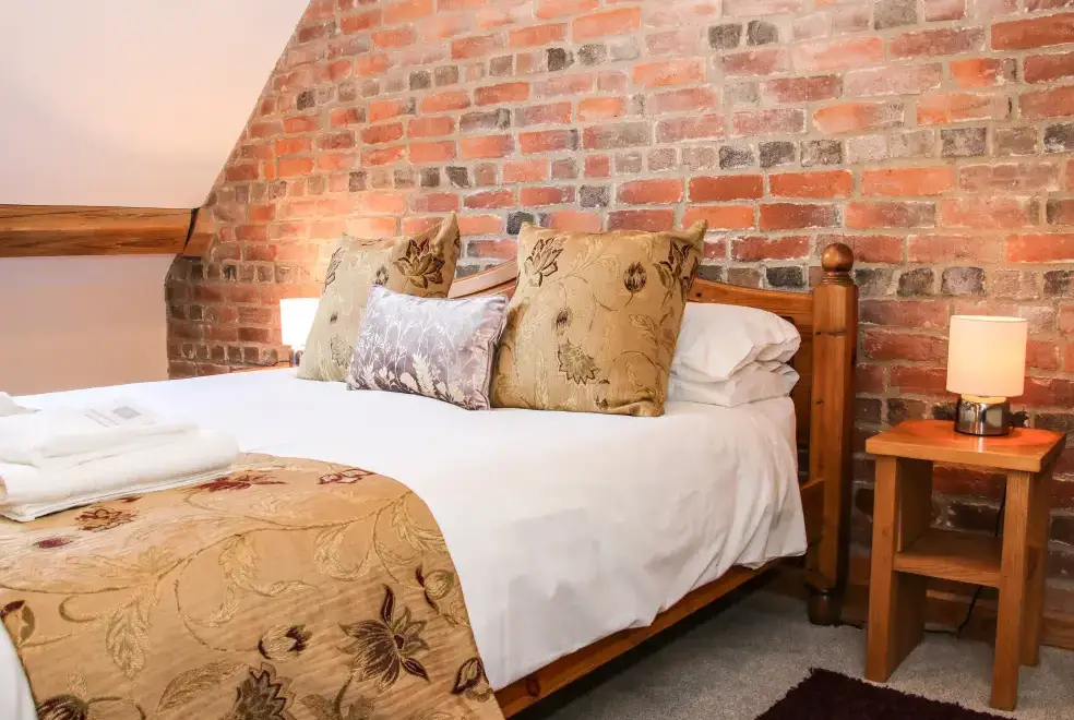 Bedroom at Milking Parlour Country Retreat, Shropshire Hills